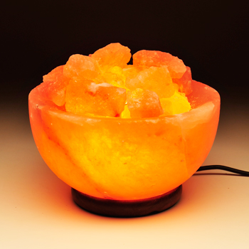 This is a shaped Himalayan Salt Lamp - called the "Fire Bowl".